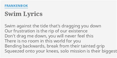 swim lyrics|swim lyrics meaning.